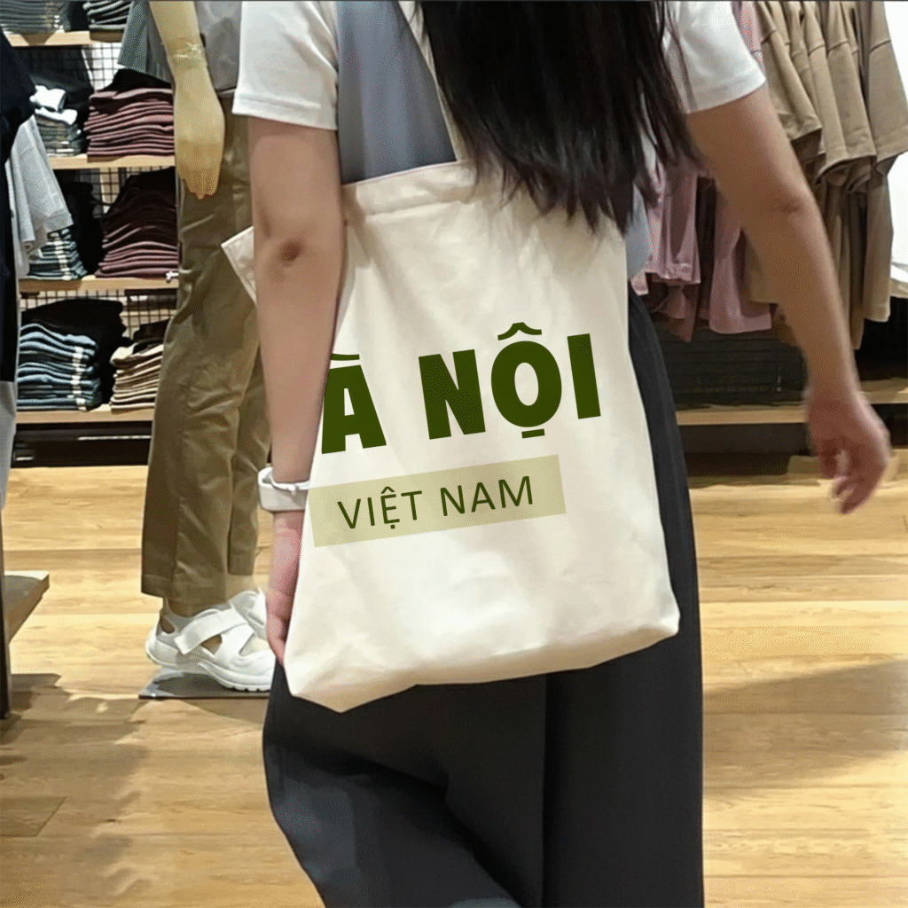 túi vải bố, túi canvas, túi vải tote in các tỉnh thành, đổi nội dung theo yêu cầu mẫu túi đơn giản, đẹp