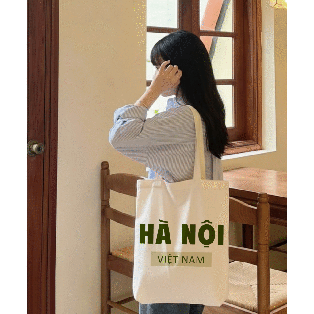 túi vải bố, túi canvas, túi vải tote in các tỉnh thành, đổi nội dung theo yêu cầu mẫu túi đơn giản, đẹp