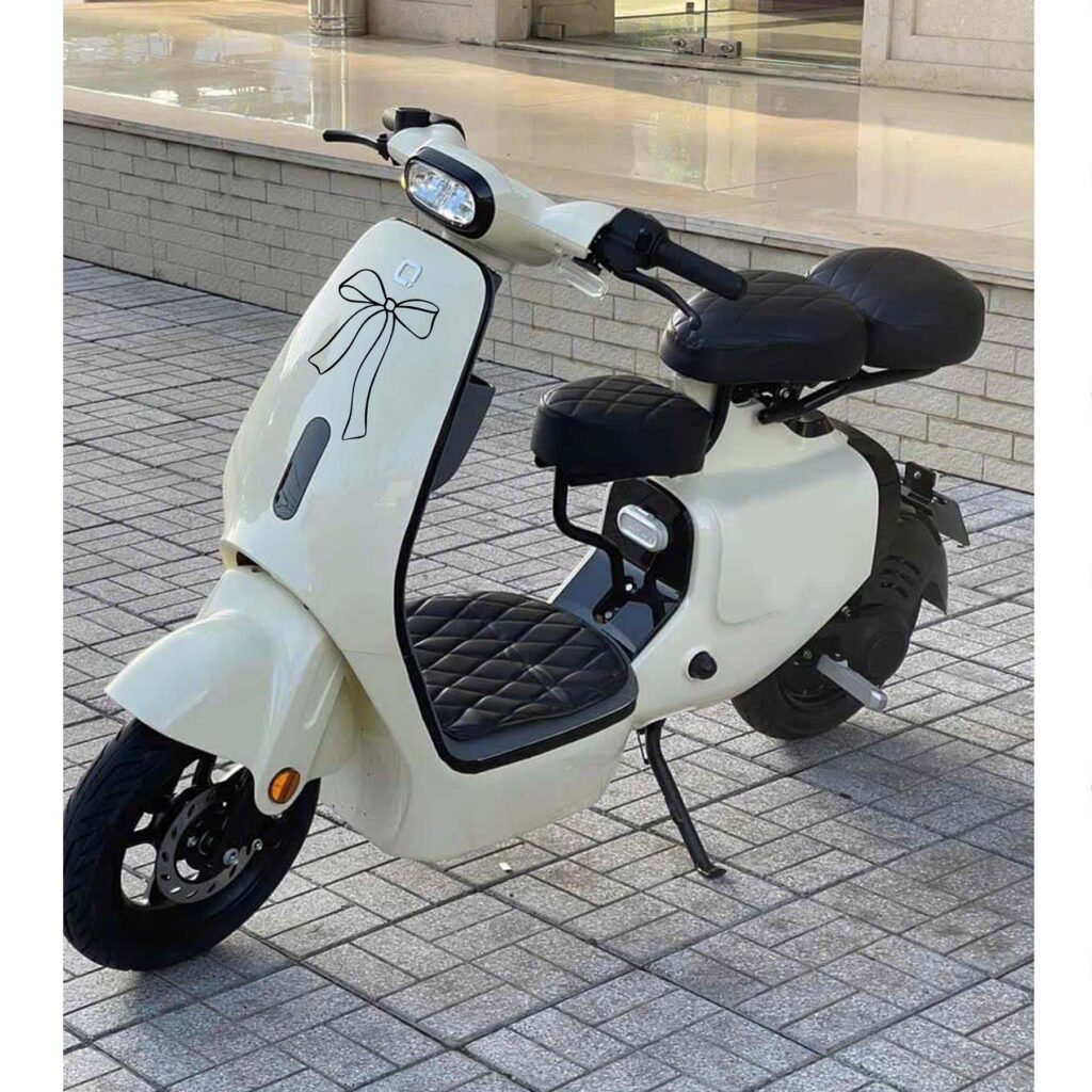 set tem dán xe điện , xe máy, xe dạp điện hình nơ dễ thương , đủ màu sắc , chống nước bền đẹp