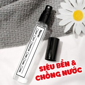 tem nhãn dán nước hoa chiết 5ml 10ml 20ml viết tay tự ghi tên, tem dán lọ nước hoa
