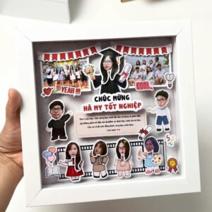 Set Tự Làm Khung Ảnh quà TỐT NGHIỆP 3D Handmade Tặng Bạn Bè, Người Yêu, Người thân Dịp Kỉ Niệm, Quà Tặng Tốt Nghiệp