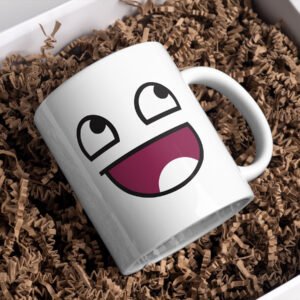 ly sứ cốc sứ in hình mặt cute, món quà nhỏ xinh, bền màu, không phai, ly sứ cao cấp