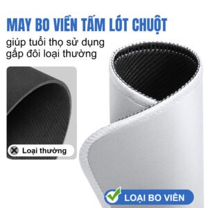 lót chuột nhỏ 21x26cm vải dày dặn có thể giặt chống trượt in hình , tên theo yêu cầu.