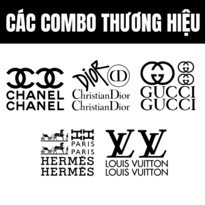 bộ tem thương hiệu dán trang trí các loại xe điện hoạ tiết logo thương hiệu nổi tiếng